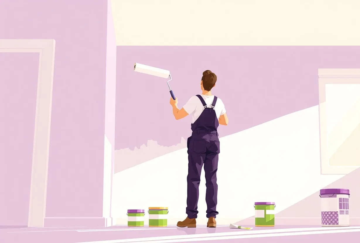 Peintre Orange 84100 en intervention sur un chantier