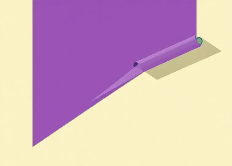 Pose de papier peint, rouleau et brosse à maroufler